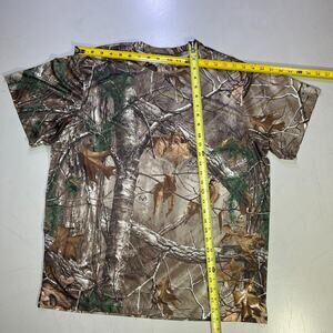 Realtree Men's Short Sleeve Pullover Shirt Size XL 46/48 Camo Scent Control
